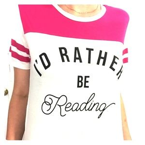 Old Navy I’d rather be reading t-shirt